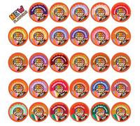 30-count Crazy Cups Flavored Coffee Single Serve Cups for Keurig K Cups Brewer Variety Pack Sampler