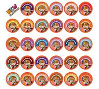 30-count Crazy Cups Flavored Coffee Single Serve Cups for Keurig K Cups Brewer Variety Pack Sampler