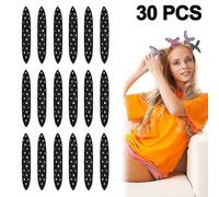 30 Curling Irons Night Sleep Foam Curling Iron Curling Iron Soft Soft Pillow Curling Iron Diy Sponge Curling Iron-black