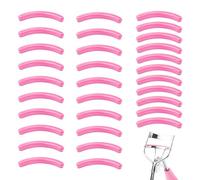 30 Cuscinetti per Piegaciglia, Strisce di Ricambio, Tamponi e Ricariche per Pinzette Ciglia (Rosa)