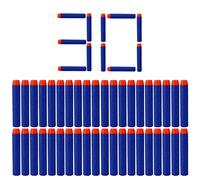 30 Dardi Proiettili Nerf Elite 7.2cm,Blu Schiuma Proiettile,Nerf Minecraft Martello Pistola Blasters Giocattolo per Bambini,Schiuma di Dardi Munizioni Ricarica Compatibili N-Strike Elite Series