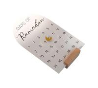 30 Day Countdown Calendar - Advent Countdown Calendar, Christmas Countdoown Callendar Decorative Table Display, Wooden Festive Countdoown Decor, Reusable Holiday Sign, Farmhouse Christmas Decor