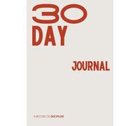 30 Day Journal:Habit-Building Journal for Personal Goals & Projects.