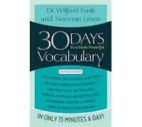 Wilfred Funk Norman Lewis 30 Days to a More Powerful Vocabulary (Tascabile)