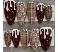 30 divisioni opaco persistente zoccoli Natale Snowfigure foderato piano dado modellato fraudolento con verde scintillio dorato sostanza ABS elegante noce marrone fraudolento per tutti i giorni