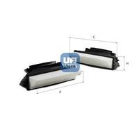 30.E57.00 Filtro aria Ufi