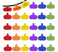 30 etichette per cavi, etichettatura, organizer per cavi, fascette, riutilizzabili, etichette per scrivere, 4 cm x 2 cm, superficie di scrittura per identificare i cavi