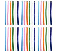 30 fasce elastiche per riporre biancheria da letto, organizer per lenzuola, piumini, asciugamani, colorati, multiuso, regolabili, per l'organizzazione dell'armadio