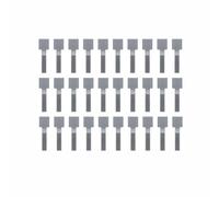 30 fascette per la gestione dei cavi sotto la scrivania, colore grigio, autoadesive, con gancio e anello, organizer per cavi per TV, PC, laptop, Ethernet, desktop, piccole