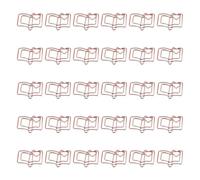 30 fermacarte per libri, piccole graffette in metallo, organizer per file, clip per segnalibri, per rilegare documenti, lettere, foto, metallo, per ufficio, ufficio multiuso