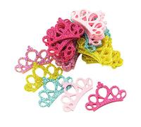 30 fermagli per capelli di colori misti per ragazze, corona da principessa, paillettes, accessori per la testa