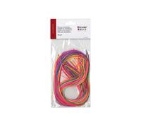 30 FILI FLUORESCENTI PER SCOUBIDOUS - 80 CM