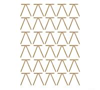30 fiocchi di velluto per decorare alberi di Natale e ghirlande, un'aggiunta elegante e accattivante alle tue decorazioni stagionali (caffè scuro)
