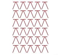 30 fiocchi di velluto per decorare alberi di Natale e ghirlande, un'aggiunta elegante e accattivante alle tue decorazioni stagionali (rosso)