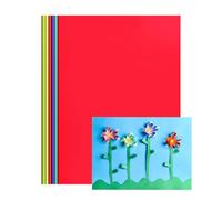 30 Fogli di Cartoncini Colorati A4, 230 g/m² Fogli Colorati A4, 10 Colori di Cartoncino Colorato per Lavori Artigianali, DIY, Progettazione, Scrapbooking (30)