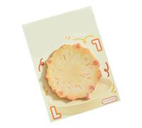 30 fogli di foglietti adesivi facili da scrivere, blocco note artistiche, serie frutta, note adesive