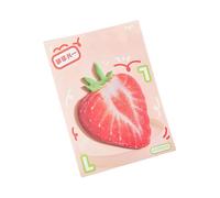 30 fogli di foglietti adesivi facili da scrivere, blocco note artistiche, serie frutta, note adesive