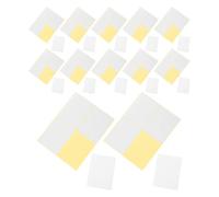 30 Fogli Etichette Indirizzo Adesive in Carta, 4 per Foglio | Superficie Liscia e Bianca, Resistente All'acqua, per Cartelle e Raccoglitori, Uso in Magazzino