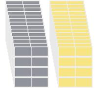 30 Fogli Grattare fai da te, 23 x 42mm Etichette Grattare, Oro e argento Adesivi Grattare, Gratta e Personalizzato Adesivi,Crea Biglietti Personalizzati,per Sorprese,Regali