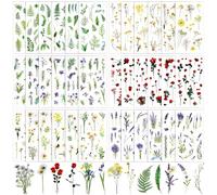 30 Fogli Primavera Adesivi Floreali, Adesivi Scrapbooking Sticker, Adesivi Vintage, Stickers Scrapbooking, Piante Adesivi, Scrapbooking Adesivi, per Album di Ritagli, Quaderni e Lavori Artigianali (A)