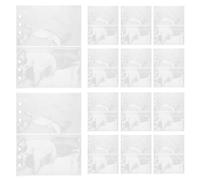 30 fogli protettivi a 4 tasche, buste portadocumenti bifacciali, formato A5,