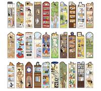 30 fogli/set Cartoon Cats Lettura Pagina Marker Creativo Segnalibri Estetici Segnalibri Segnalibri Pagina Marker Pagina Supplie di Lettura