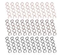 30 forcine per capelli a spirale, forcine per capelli, forcine a spirale in lega, con punte arrotondate antigraffio, per donne (multicolore, 6 cm)