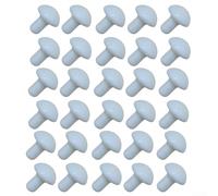 30 funghi in schiuma per aggiungere dettagli giocosi alla serie Shelfscapes Desktop Styling e Visual Content (bianco)