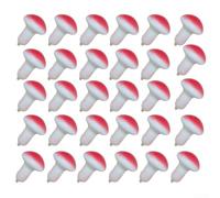 30 funghi in schiuma per aggiungere dettagli giocosi alla serie Shelfscapes Desktop Styling e Visual Content (rosso)