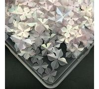 30 g 10 mm 20 mm Windmill Tetrafolium paillettes opache sciolte per cucito, scarpe, cappelli, fai da te per bambini, accessori artigianali all'ingrosso - Mix rosa opaco - 30 g