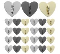 30 ganci per cellulare: ganci a forma di cuore in lega per cinturino del