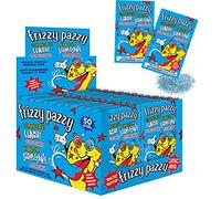 30 GOMME DA MASTICARE FRIZZY PAZZY FRAGOLA BLU PITTURA LINGUA SCOPPIETTANTE