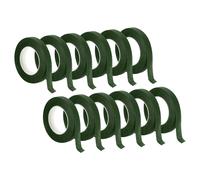 30 Iarde Fiore Nastro,12 Rotolo Fioraio Nastro,scuro Verde (27 Metri)