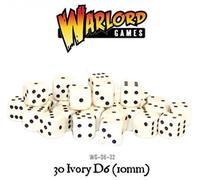 30 Ivory D6 10mm