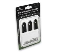 30 lame universali per robot tosaerba Gardena e Husqvarna, con rivestimento nero, 30 pezzi