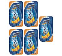 30 lamette BIC 3 PIVOT rasoio usa e g. barba uomo tre lame