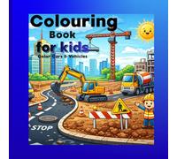 30 Large Illustrations of Cars, Trucks, and Construction Vehicles for Kids Ages 3-8