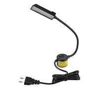 30 LED Lampada, 1pc Cura degli occhi Lampade da tavolo Interruttore di base magnetico regolabile per la lettura della macchina da cucire Luce da lavoro Spina americana (EU plug)