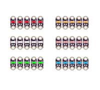 30 LED Lilypad rosa/rosso/giallo/bianco/blu/verde per Arduino e Raspberry Pi Microcontroller