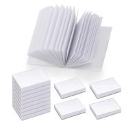 30 libri bianchi in miniatura per case delle bambole in scala 1:12, 0,6 x 0,8 pollici, libri in miniatura per case delle bambole e piccoli libri bianchi pieghevoli in scala 1/12 per miniature della