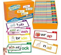 30 Libri Sfogliabili Di Lettura E Rima, Lettura E Parola in Rima Per Bambini Dai 3 Ai 6 Anni, Carte Flash Per Parole Viste, Gioco Di Ortografia Di Parole Inglesi (A)