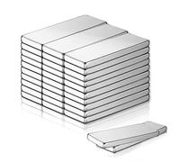 30 magneti piccoli rettangolari, mini magneti forti, 20 x 10 x 2 mm, magneti forti per lavagna bianca, artigianato, casa, cucina, ufficio e scuola