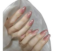 30 Mandorla Unghie ACRILICO Coperture Complete Basate Sulla Decorazione Manicure Della Punta Francese Per Accessori Per Unghie Feste