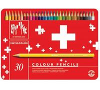 30 Matite Colorate Multicolore Per Scuola Disegno Confezione Completa
