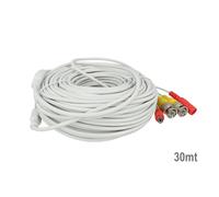 30 Metri Cavo Video BNC con Alimentazione PNI CCTV per Telecamera Videosorveglia