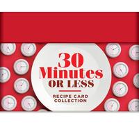30 Minutes or Less Recipe Card Collection Tin 72 Recipe Cards + 28 Blank Recipe Cards to Write Your Own Recipes + 5 Tabbed Section