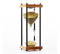 30 Minuti Grande Clessidra Metallo Sabbia Timer Casa Cena Camera Creativo Regalo