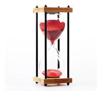 30 Minuti Grande Clessidra Metallo Sabbia Timer Casa Cena Camera Creativo Regalo