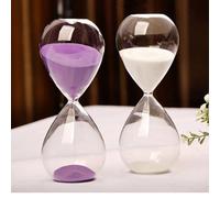 30 Minuti Trasparente Vetro Clessidra Creativo Orologio Desktop Display