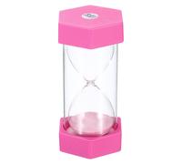 30 Minuto Sabbia Timer,Esagono Piccolo Sabbioso Orologio con Coperchio,Rosa
